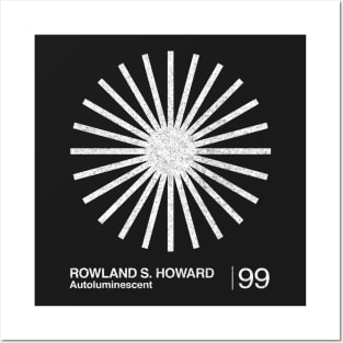 Rowland S Howard / Minimal Graphic Design Tribute Posters and Art